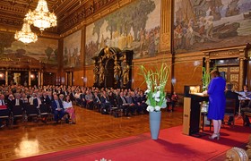 Senatsempfang im Hamburger Rathaus