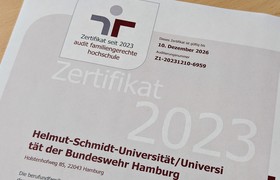 Familiengerecht arbeiten, forschen und studieren – HSU erhält Zertifikat
