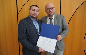 Dr. Charalampos Karpouchtsis erhält Dissertationspreis der Fritz und Helga Exner-Stiftung
